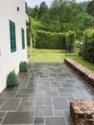 hsn-grey-sukabumi-roman-pattern-exterior-paving-installed-rain